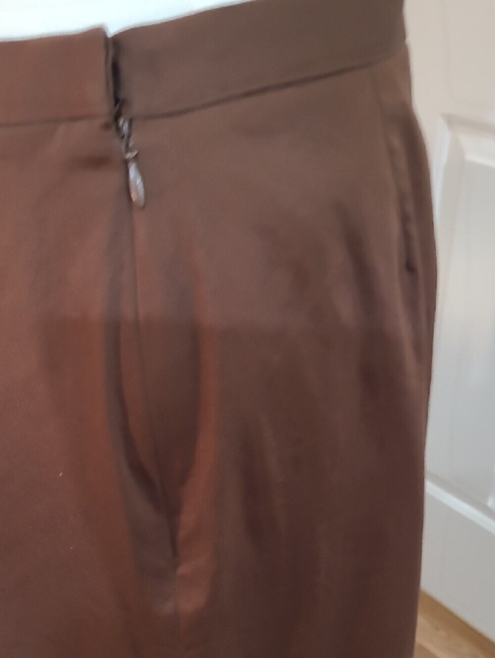 Collections for Le Suit Vintage Geometric Print Blazer and Brown Pants - Size 6 - Picture 11 of 13